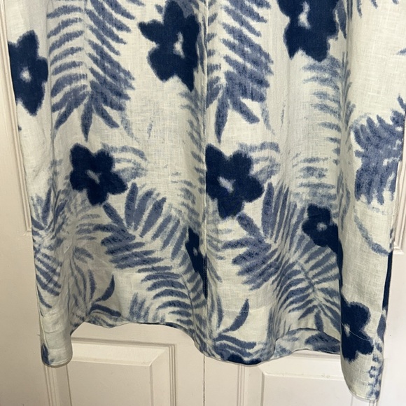 Batik Style Linen A Line Dress - Picture 7 of 7